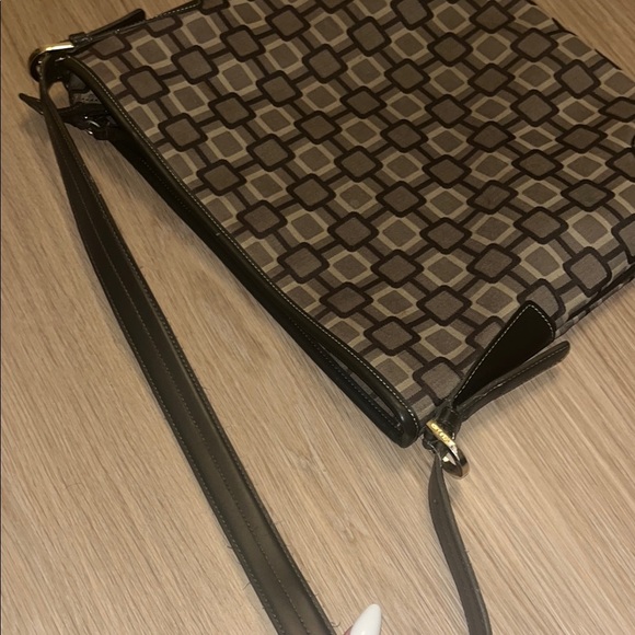 Nine West Stylish Brown Patterned Shoulder Bag (READ DESCRIPTION) - Picture 7 of 15